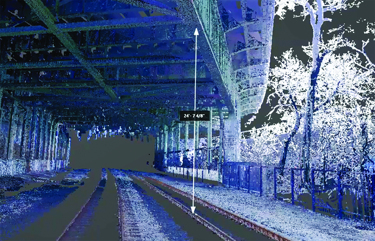 Terrestrial Laser Scan of East 233rd Street Bridge over Bronx River, Bronx, NY