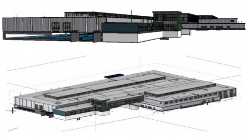 CTDOT Waterbury Bus Storage & Maintenance Facility Immersive Infrastructure Visualization Generation